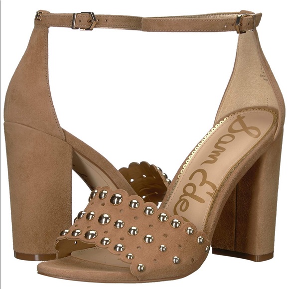 Sam Edelman Yaria Studded Block Heel Sandal 9M NWT - Picture 3 of 8